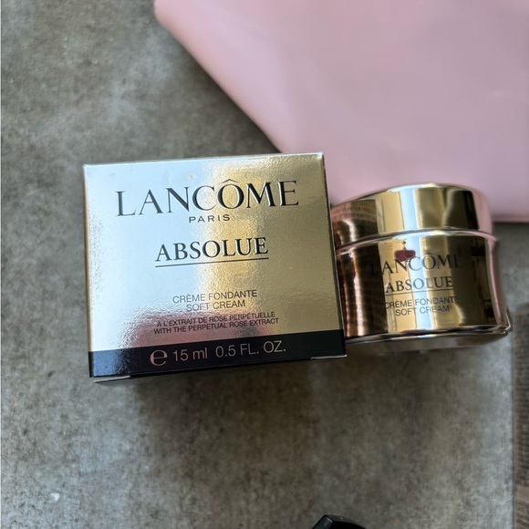 Lancôme Set Of 5 Plus Pink Bag Luxury Skincare - Picture 2 of 9